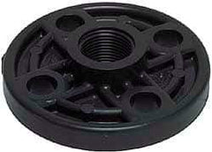 Value Collection - 3/4" PVC Plastic Pipe Flange (One Piece) - Schedule 80, FIPT End Connections - Industrial Tool & Supply