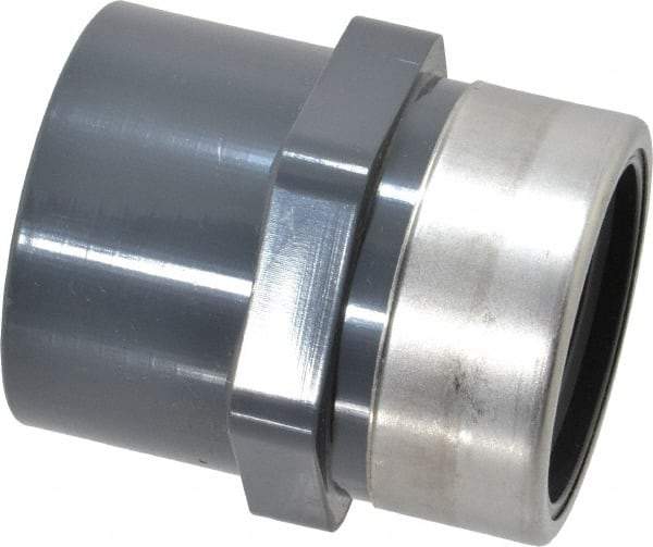 Value Collection - 1" PVC Plastic Pipe Reinforced Female Adapter - Slip x SR FIPT End Connections - Industrial Tool & Supply