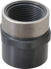 Value Collection - 1-1/4" PVC Plastic Pipe Reinforced Female Adapter - Slip x SR FIPT End Connections - Industrial Tool & Supply