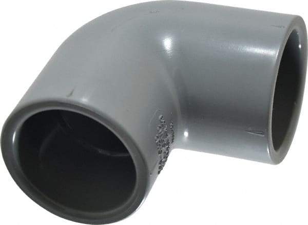 Value Collection - 1-1/4" CPVC Plastic Pipe 90° Elbow - Schedule 80, Slip x Slip End Connections - Industrial Tool & Supply