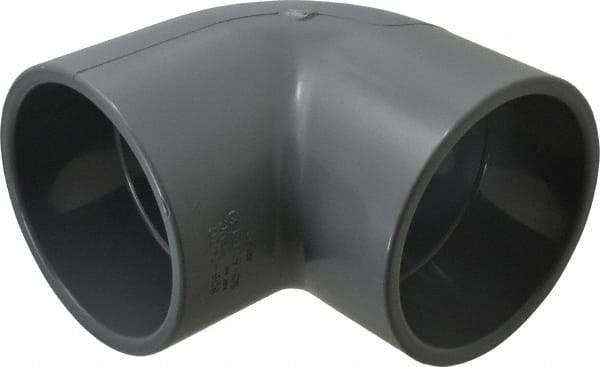 Value Collection - 4" CPVC Plastic Pipe 90° Elbow - Schedule 80, Slip x Slip End Connections - Industrial Tool & Supply