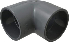 Value Collection - 4" CPVC Plastic Pipe 90° Elbow - Schedule 80, Slip x Slip End Connections - Industrial Tool & Supply
