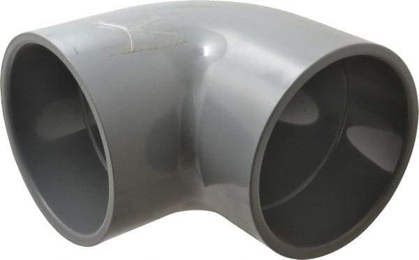 Value Collection - 6" CPVC Plastic Pipe 90° Elbow - Schedule 80, Slip x Slip End Connections - Industrial Tool & Supply