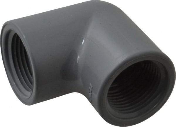 Value Collection - 3/4" CPVC Plastic Pipe 90° Elbow - Schedule 80, FIPT x FIPT End Connections - Industrial Tool & Supply
