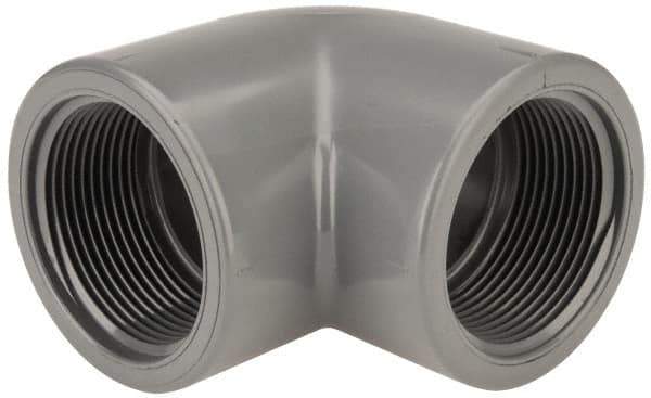 Value Collection - 1-1/2" CPVC Plastic Pipe 90° Elbow - Schedule 80, FIPT x FIPT End Connections - Industrial Tool & Supply