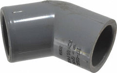 Value Collection - 3/4" CPVC Plastic Pipe 45° Elbow - Schedule 80, Slip x Slip End Connections - Industrial Tool & Supply
