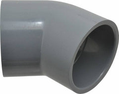 Value Collection - 3" CPVC Plastic Pipe 45° Elbow - Schedule 80, Slip x Slip End Connections - Industrial Tool & Supply