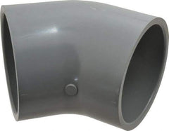 Value Collection - 4" CPVC Plastic Pipe 45° Elbow - Schedule 80, Slip x Slip End Connections - Industrial Tool & Supply
