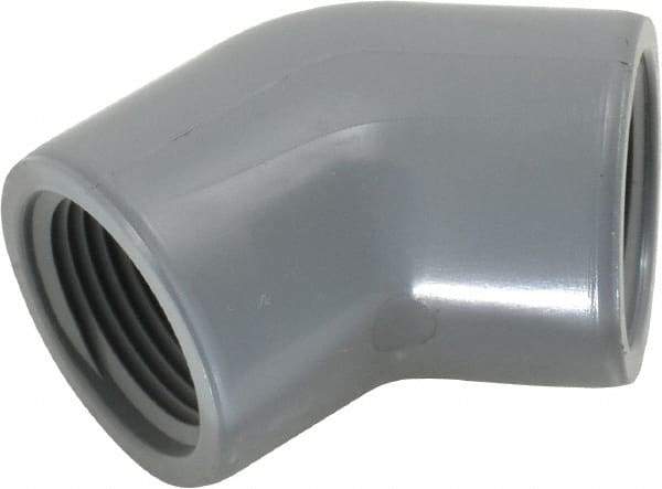 Value Collection - 3/4" CPVC Plastic Pipe 45° Elbow - Schedule 80, FIPT x FIPT End Connections - Industrial Tool & Supply