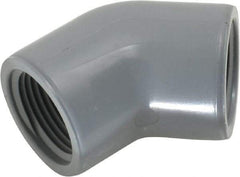 Value Collection - 3/4" CPVC Plastic Pipe 45° Elbow - Schedule 80, FIPT x FIPT End Connections - Industrial Tool & Supply