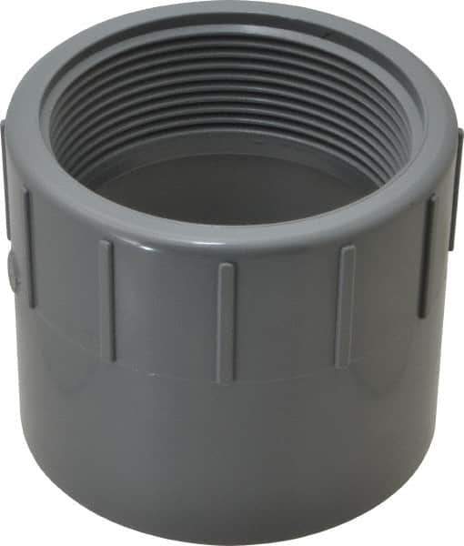Value Collection - 3" CPVC Plastic Pipe Female Adapter - Schedule 80, Slip x FIPT End Connections - Industrial Tool & Supply