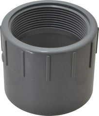 Value Collection - 3" CPVC Plastic Pipe Female Adapter - Schedule 80, Slip x FIPT End Connections - Industrial Tool & Supply