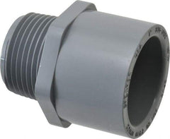 Value Collection - 1" CPVC Plastic Pipe Male Adapter - Schedule 80, MIPT x Slip End Connections - Industrial Tool & Supply