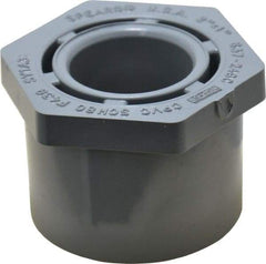 Value Collection - 2 x 1" CPVC Plastic Pipe Bushing - Schedule 80, Spig x Slip End Connections - Industrial Tool & Supply