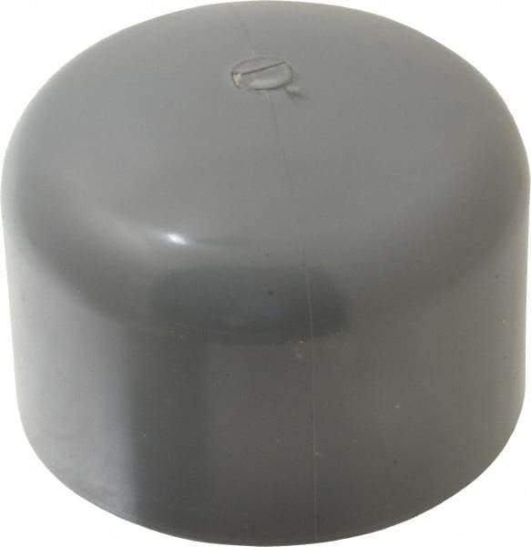 Value Collection - 3" CPVC Plastic Pipe End Cap - Schedule 80, Slip End Connections - Industrial Tool & Supply