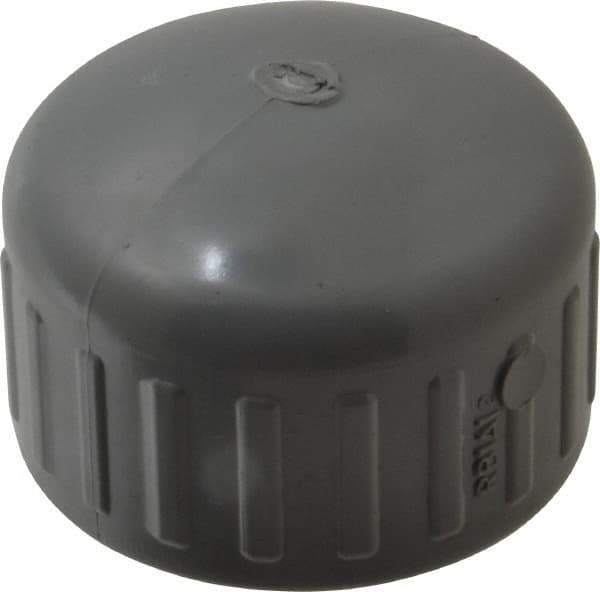 Value Collection - 1-1/4" CPVC Plastic Pipe End Cap - Schedule 80, FIPT End Connections - Industrial Tool & Supply