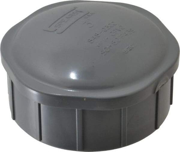 Value Collection - 3" CPVC Plastic Pipe End Cap - Schedule 80, FIPT End Connections - Industrial Tool & Supply