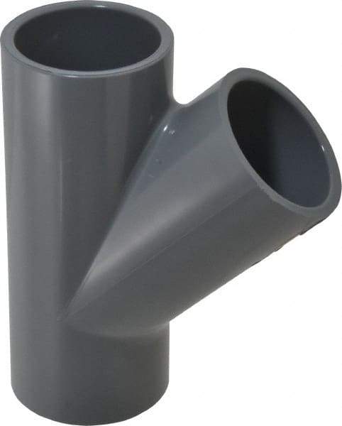 Value Collection - 2" CPVC Plastic Pipe Wye - Schedule 80, Slip End Connections - Industrial Tool & Supply