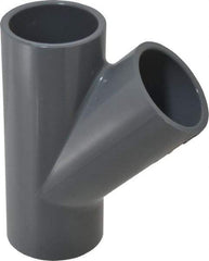 Value Collection - 2" CPVC Plastic Pipe Wye - Schedule 80, Slip End Connections - Industrial Tool & Supply