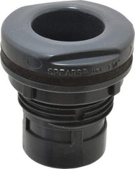 Value Collection - 1-1/4" PVC Plastic Pipe Bulkhead Tank Adapter - Schedule 80, Slip x FIPT End Connections - Industrial Tool & Supply