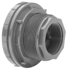 Value Collection - 4" CPVC Plastic Pipe Bulkhead Tank Adapter - Schedule 80, FIPT x FIPT End Connections - Industrial Tool & Supply
