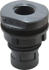 Value Collection - 3/4" CPVC Plastic Pipe Bulkhead Tank Adapter - Schedule 80, FIPT x FIPT End Connections - Industrial Tool & Supply