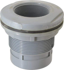 Value Collection - 3" CPVC Plastic Pipe Bulkhead Tank Adapter - Schedule 80, FIPT x FIPT End Connections - Industrial Tool & Supply