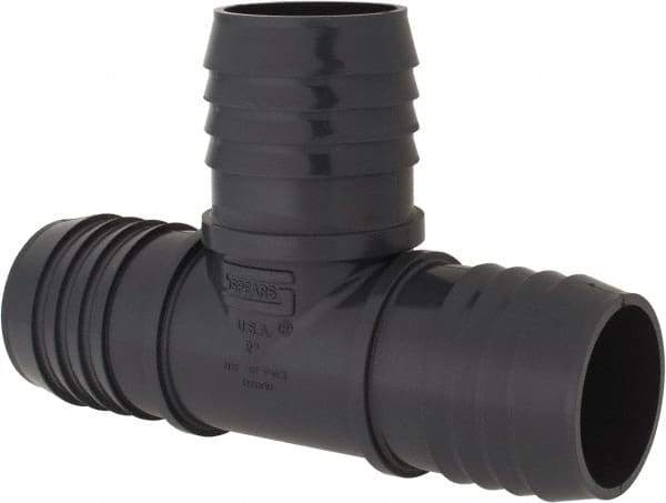 Value Collection - 2" Barb, Multiple Barbed Tube Insert Tee - PVC, Male - Industrial Tool & Supply