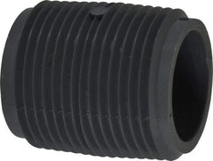 Value Collection - 1" Pipe, 1-1/2" Long CPVC Threaded Plastic Pipe Nipple - Schedule 80, Gray - Industrial Tool & Supply
