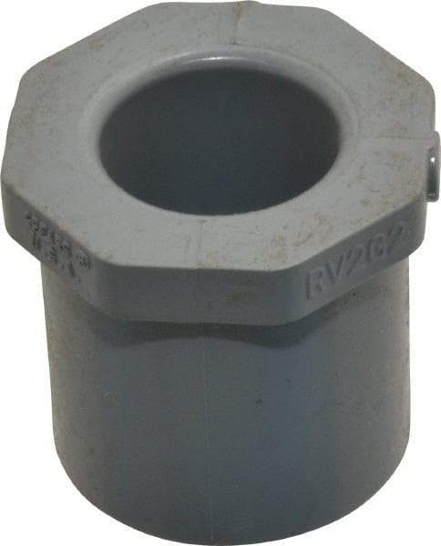 Value Collection - 1 x 1/2" CPVC Plastic Pipe Bushing - Schedule 80, Spig x Slip End Connections - Industrial Tool & Supply