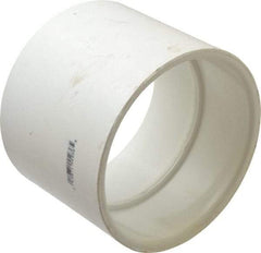 B&K Mueller - 4", PVC Drain, Waste & Vent Pipe Coupling - Hub x Hub - Industrial Tool & Supply