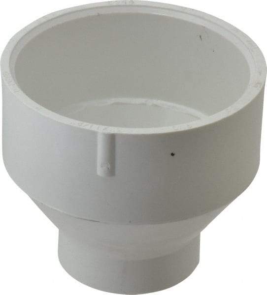 B&K Mueller - 3 x 1-1/2", PVC Drain, Waste & Vent Pipe Reducer - Hub x Hub - Industrial Tool & Supply
