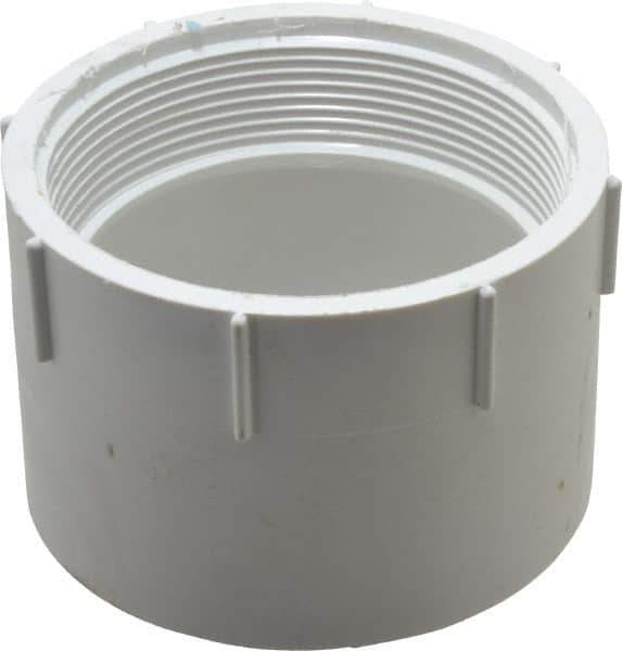 B&K Mueller - 4", PVC Drain, Waste & Vent Pipe Female Adapter - Hub x FIPT - Industrial Tool & Supply