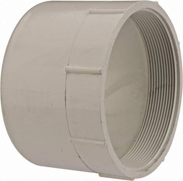 B&K Mueller - 6", PVC Drain, Waste & Vent Pipe Female Adapter - Hub x FIPT - Industrial Tool & Supply