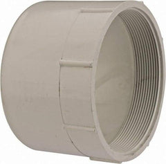 B&K Mueller - 6", PVC Drain, Waste & Vent Pipe Female Adapter - Hub x FIPT - Industrial Tool & Supply