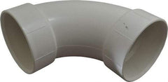 B&K Mueller - 4", PVC Drain, Waste & Vent Pipe 90 Elbow - Hub x Hub - Industrial Tool & Supply