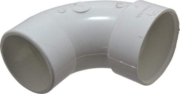 B&K Mueller - 3", PVC Drain, Waste & Vent Pipe 90 Street Elbow - Spig x Hub - Industrial Tool & Supply