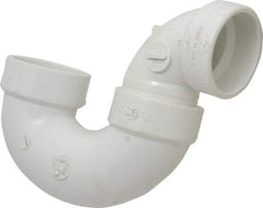 B&K Mueller - 1-1/2", PVC Drain, Waste & Vent Pipe P Trap - Hub x Hub - Industrial Tool & Supply