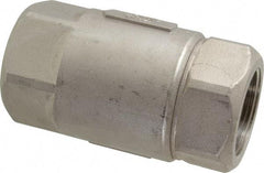 Conbraco - 1-1/4" Stainless Steel Check Valve - Inline, FNPT x FNPT - Industrial Tool & Supply