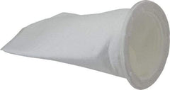 Pentair - 5 Micron, Size 5, Semi Rigid Bag Filter - 4 Inch Diameter, 8.25 Inch Long, 3/4 Sq. Ft. - Industrial Tool & Supply