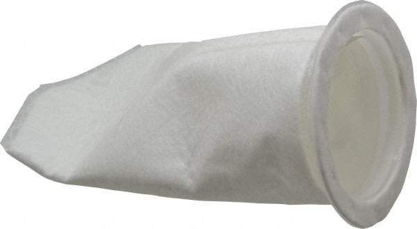 Pentair - 25 Micron, Size 6, Semi Rigid Bag Filter - 4 Inch Diameter, 8.5 Inch Long, 3/4 Sq. Ft. - Industrial Tool & Supply