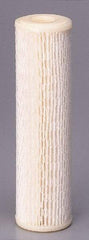 Pentair - 2-5/8" OD, 5µ, Cellulose Polyester Pleated Cartridge Filter - 20" Long, Reduces Sediments - Industrial Tool & Supply