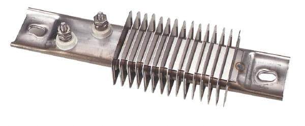 Hotwatt - 120 Volt, 750 Watt, 12" Long Channel Strip Heater - 7-3/4" Fin Length, 37 Watt per Sq In - Industrial Tool & Supply