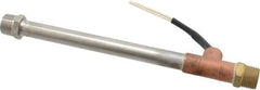 Hotwatt - 6.37" Long 400 Watt Inline Heater - 22 Watt/Sq In, 120 Volt, 12 Leads - Industrial Tool & Supply