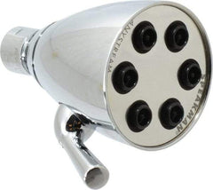 Speakman - 2.5 GPM, 2-3/4 Face Diameter, Shower Head with Brass Ball Joint - 48 Sprayers, Brass and Lexan - Industrial Tool & Supply