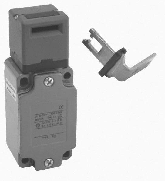 ACI - 10 Amp, 24-300 VDC, 250-600 VAC, 3 Pole Fused Safety Switch - 10 Amp, 24-300 VDC, 250-600 VAC, 1.57 Inch Wide x 1-1/2 Inch Deep x 4.29 Inch High, Nonmetallic, NO/2NC Contact Configuration - Industrial Tool & Supply