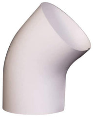 Made in USA - PVC 45° Elbow - Pipe Insulation Fitting - Industrial Tool & Supply