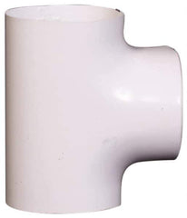 Made in USA - PVC Tee - Pipe Insulation Fitting - Industrial Tool & Supply