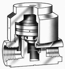 Simtech - 1" NPTF Diaphram Operated Valve - 125 Max psi, PP/EPDM Material - Industrial Tool & Supply