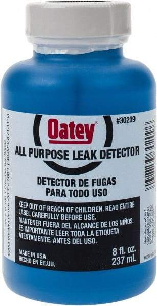 Oatey - 8 Ounce All-Purpose Leak Detector - Bottle with Dauber - Industrial Tool & Supply